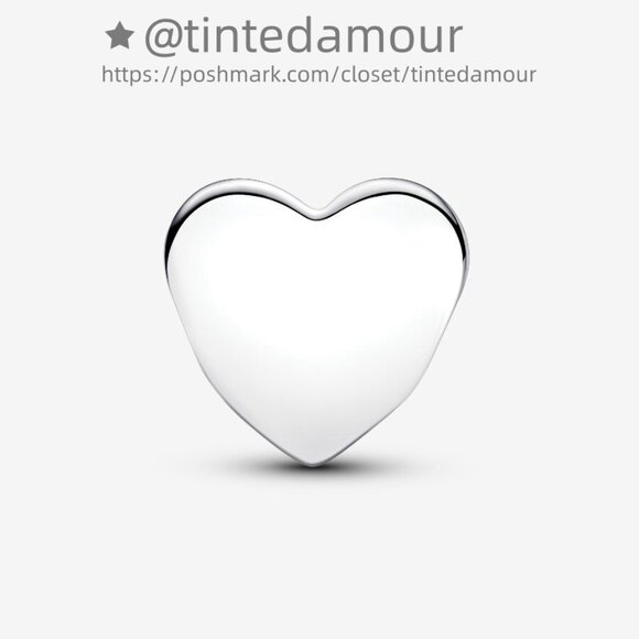 Pandora Engravable Volleyball Mom Heart Charm - Picture 2 of 2